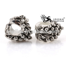 Fashion Metal Beads With Antique Silver Plated For Jewelry Making 4.5mm Hole For Chains New Design
